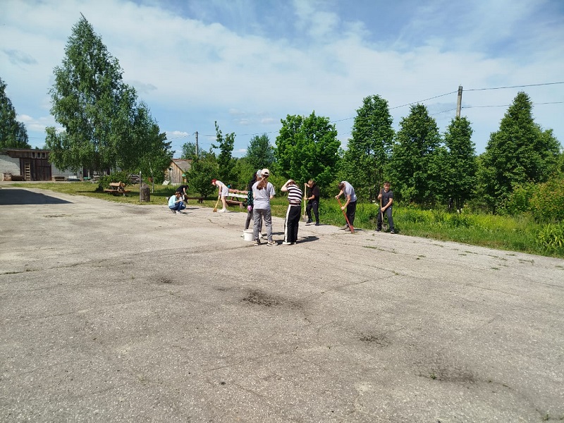 Второй день в лагере.